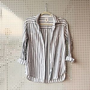 Billabong striped button down